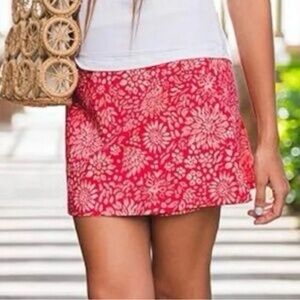 RipSkirt Hawaii Dahlia Teaberry Wrap Skirt Size M Travel Beach Quick Dry